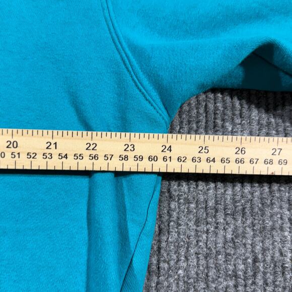 Miami Dolphins Full Zip Hoodie Mens L Aqua Blue NFL Fanwear Team Apparel 24x26 - Picture 6 of 7